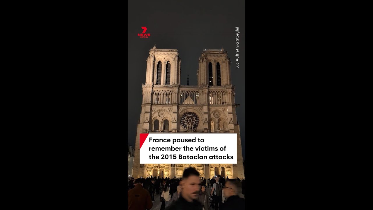 France paused to remember the victims of the 2015 Bataclan attacks