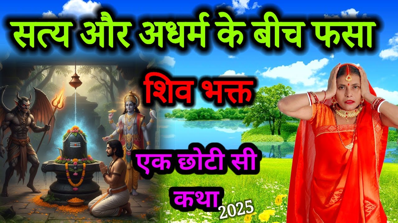 सत्य और अधर्म के बीच फसा शिव भक्त | shiv charcha ka chhoti si katha | #shiv_charcha_katha #Charcha 