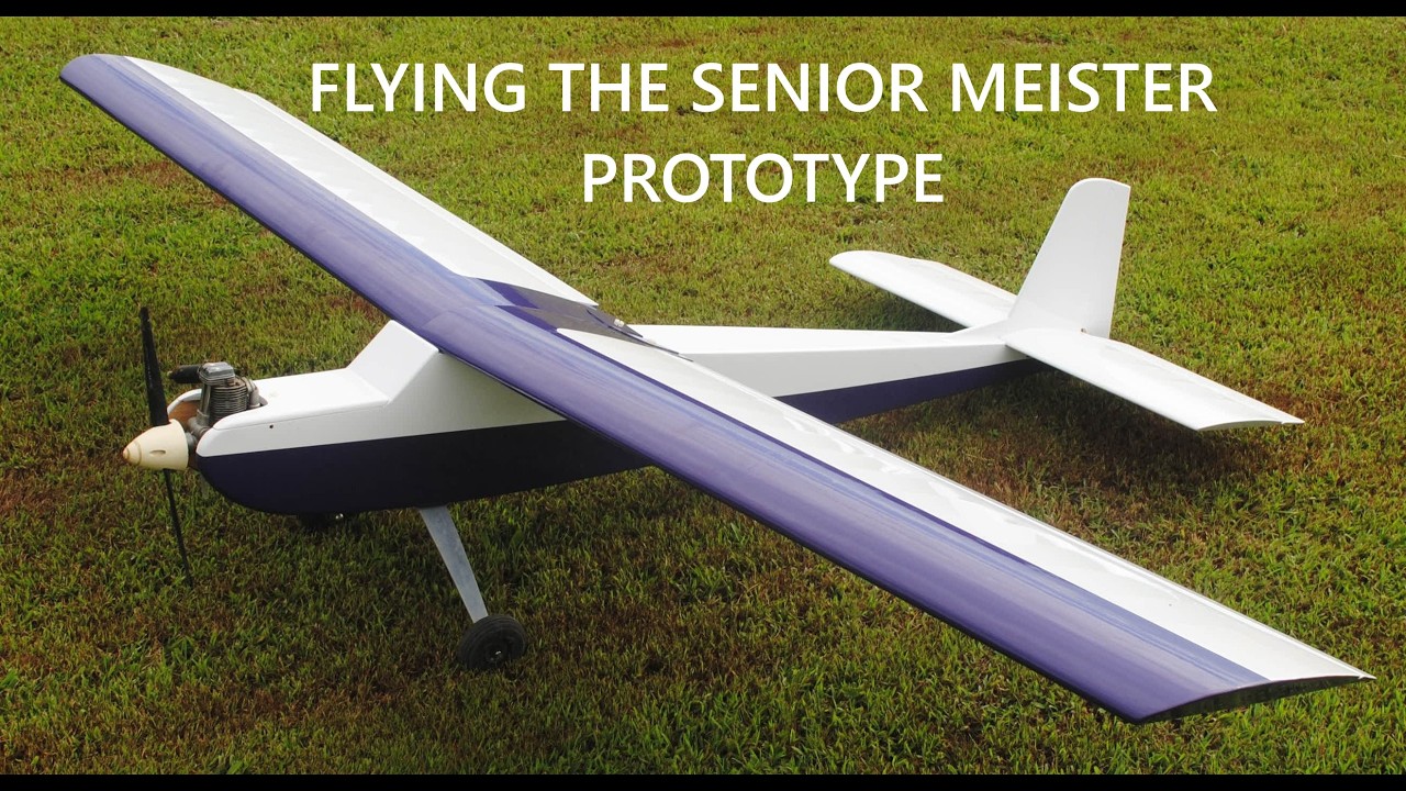 Flying the Senior Meister kit prototype:  maiden flight