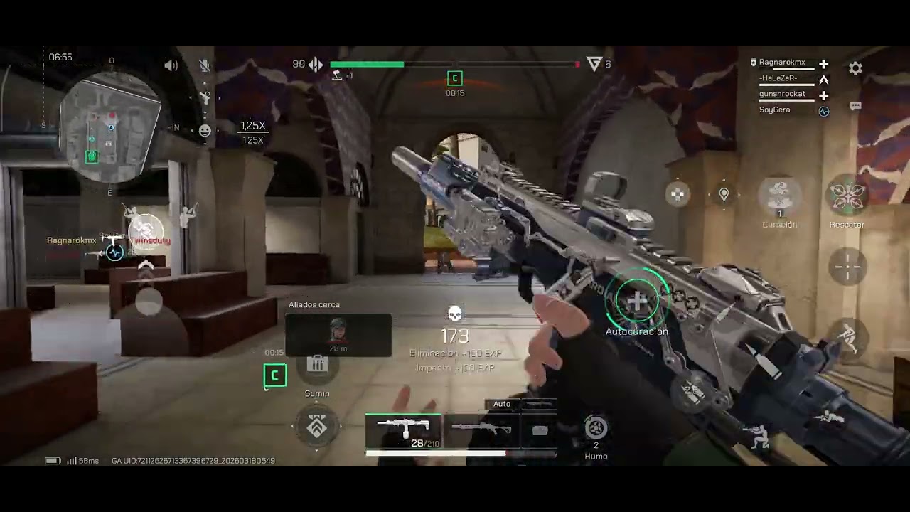 Operador vlinder lina van der meer subfusil mp7 #deltaforce #deltaforcegame #deltaforcemobile