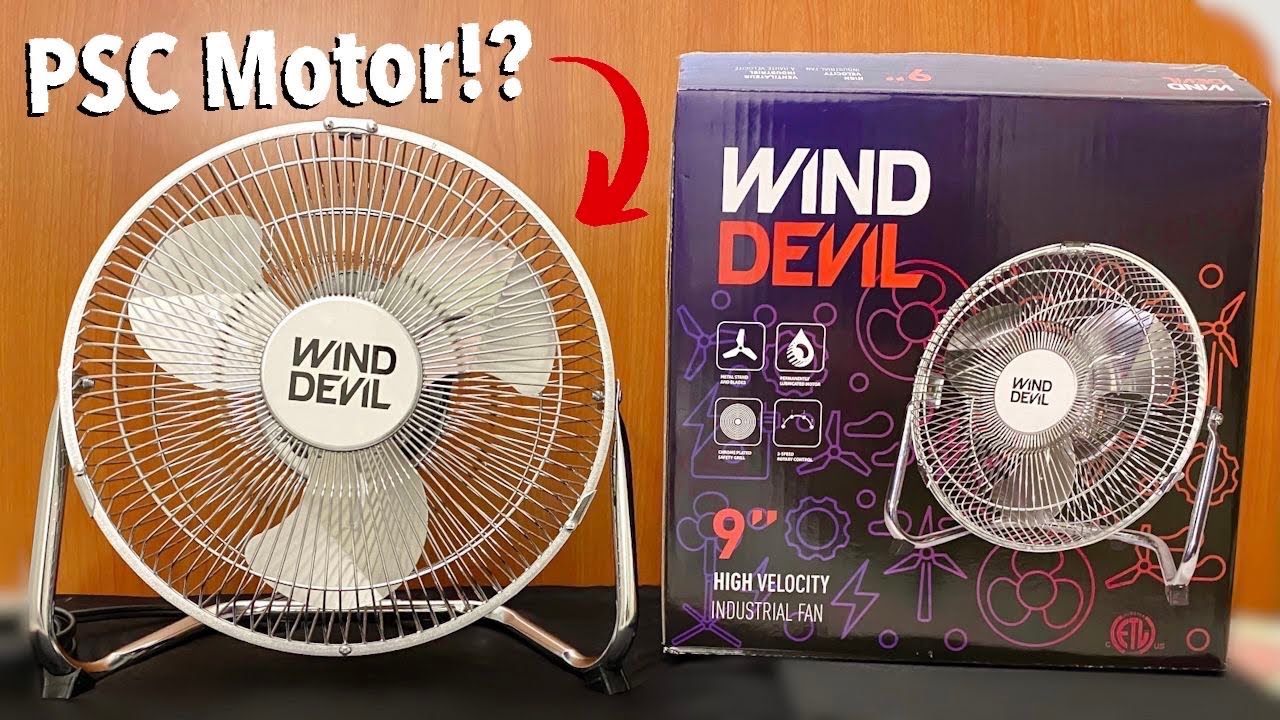 Wind Devil 9” HV Fan - A Lakewood HV-9 Clone w/ PSC Motor?! | Unboxing