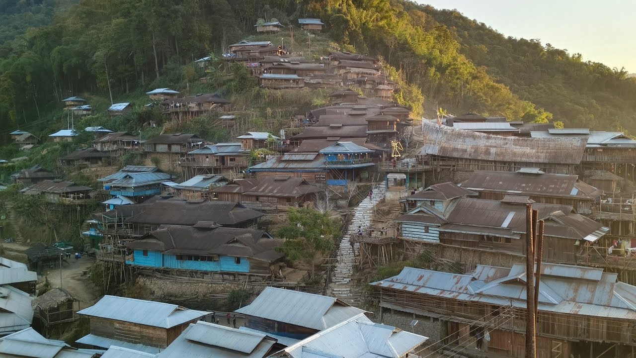 Tamkoang village! Tobu area under Mon district Nagaland! most beautiful view 😊