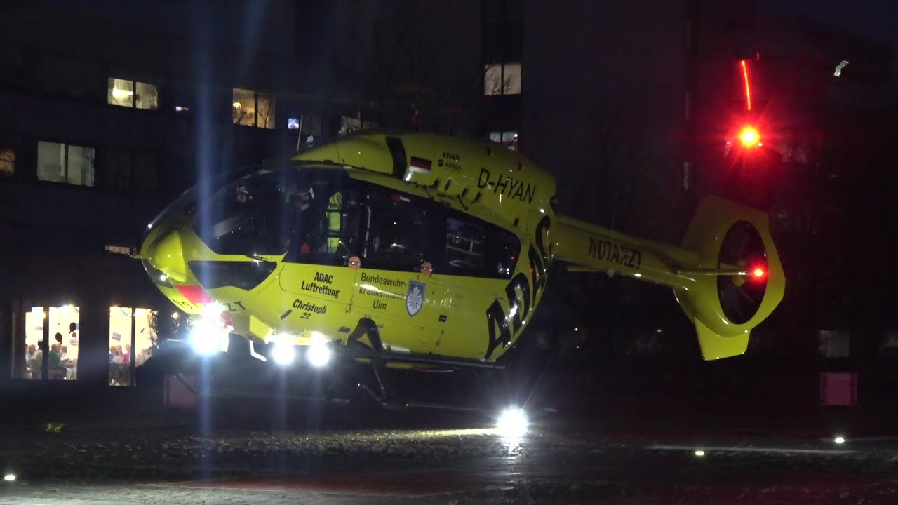 Start: ITH Christoph Westfalen D-HYAN ADAC-Luftrettung Greven an Kinderklinik Sankt Augustin 10.3.25