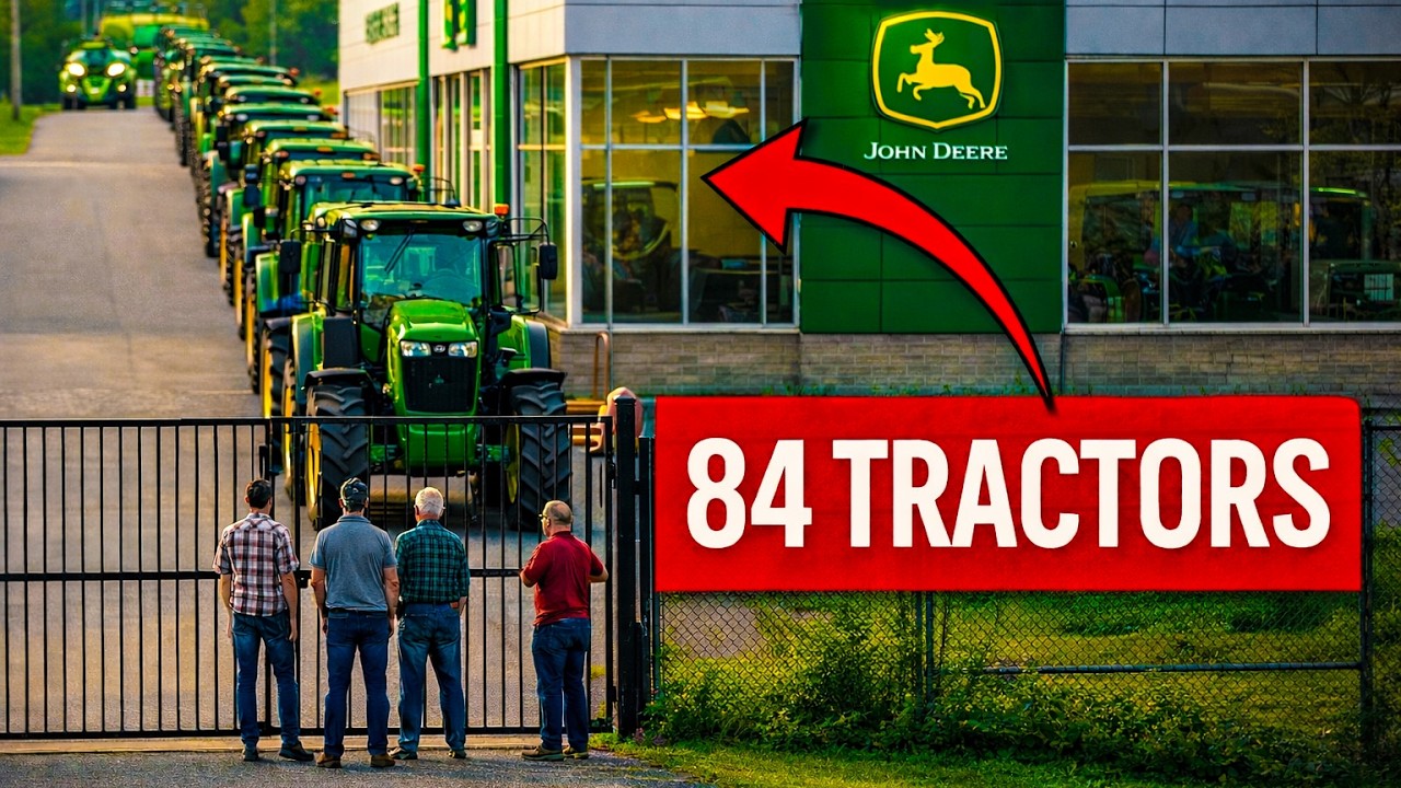 John Deere Revoked His Warranty — 5 Days Later, 84 Tractors Blocked the Gate