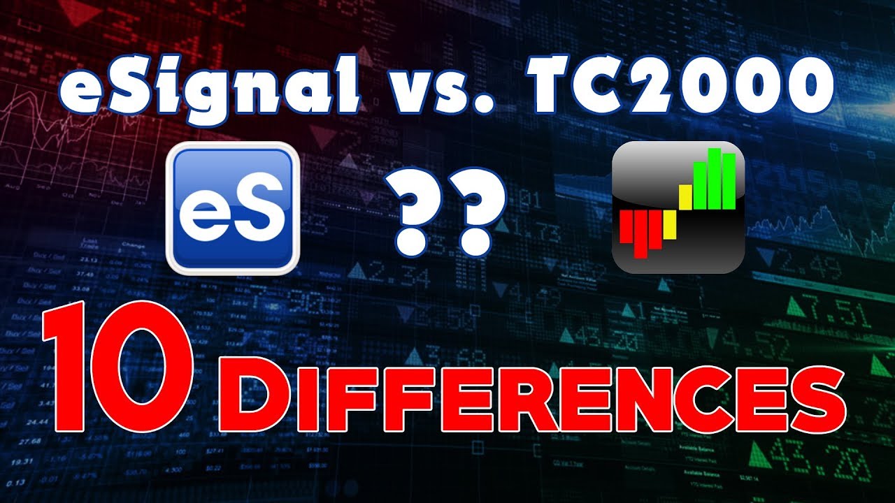 eSignal vs. TC2000 | 10 Differences