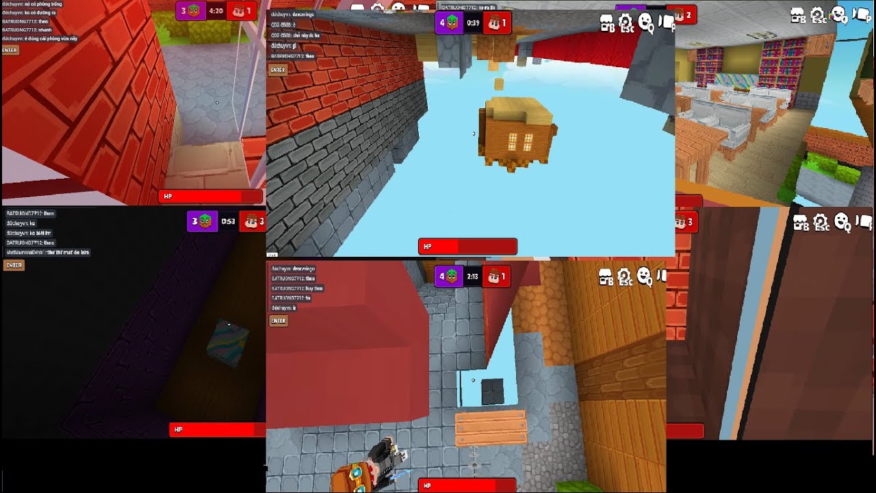 Bug and Glitch hide and seek in mine fun io