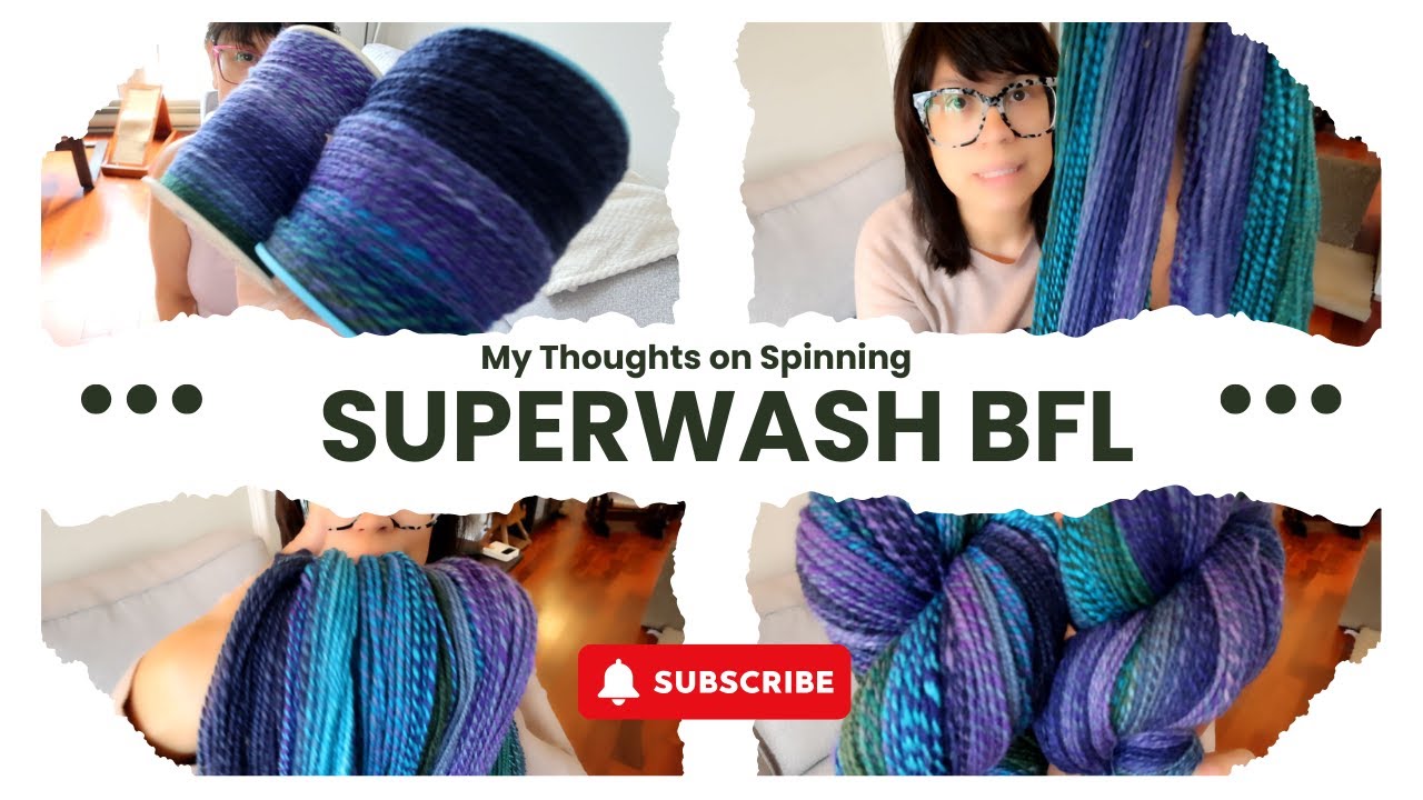 Spinning Superwash BFL on My Lendrum DT