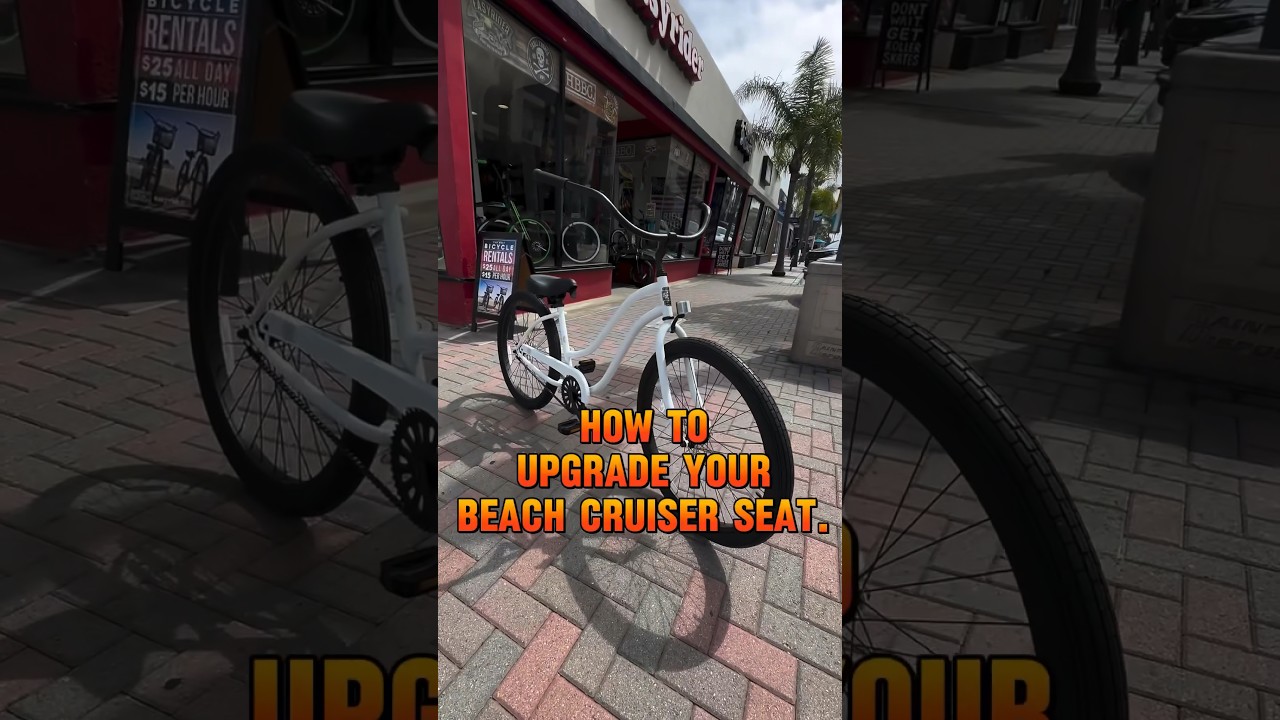 How to Change Your Beach Cruiser Seat #beachcruiser #bicycleupgrade #hbbc #seatupgrade #bicycle
