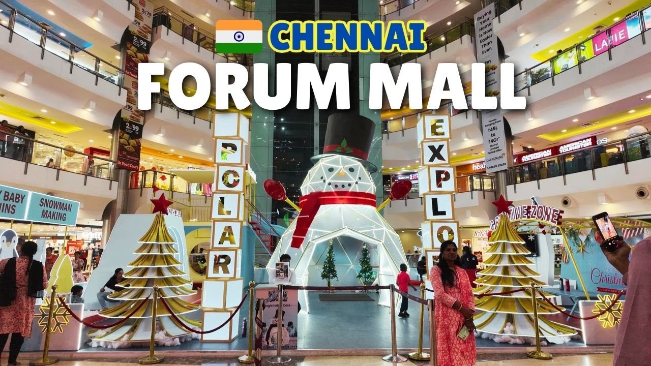 🇮🇳 Chennai Forum Mall Walking Tour | India Walking Tour #chennai #india #walkingtour
