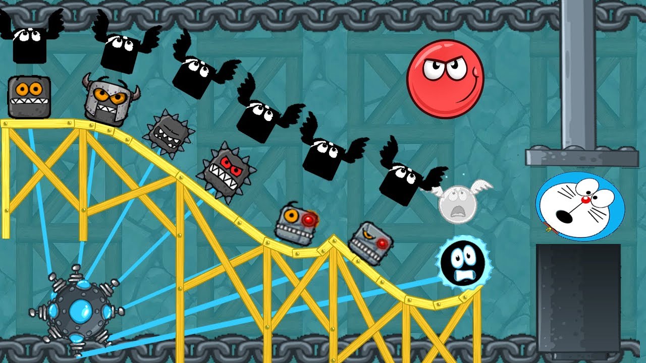 ( RED BALL 4 )  ( THORN STRIKES & FIGHT )  ( FUNNY DEATHS )  (DORAEMON BALL)