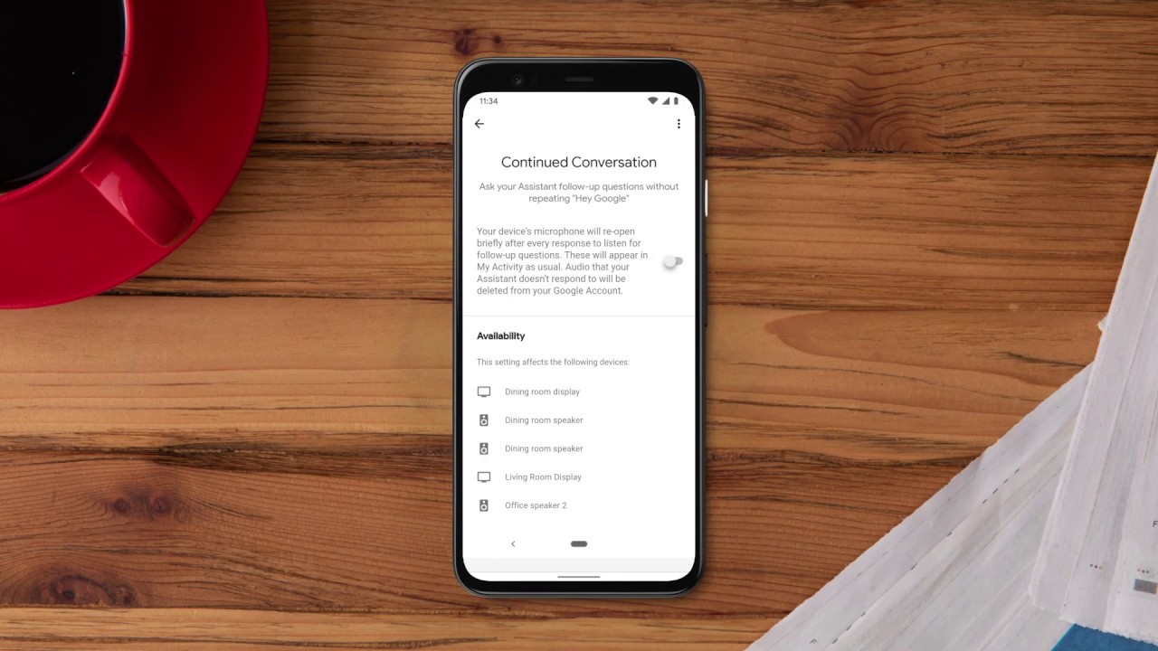 How to set up Continued Conversation