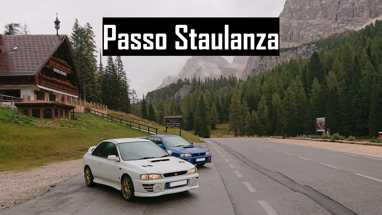 Subaru Sti Type R: Passo Staulanza [1520p]