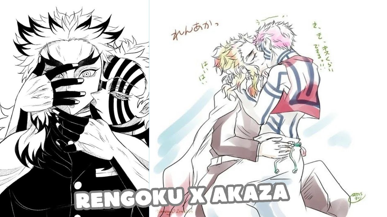 rengoku x akaza || comics dub recopilación