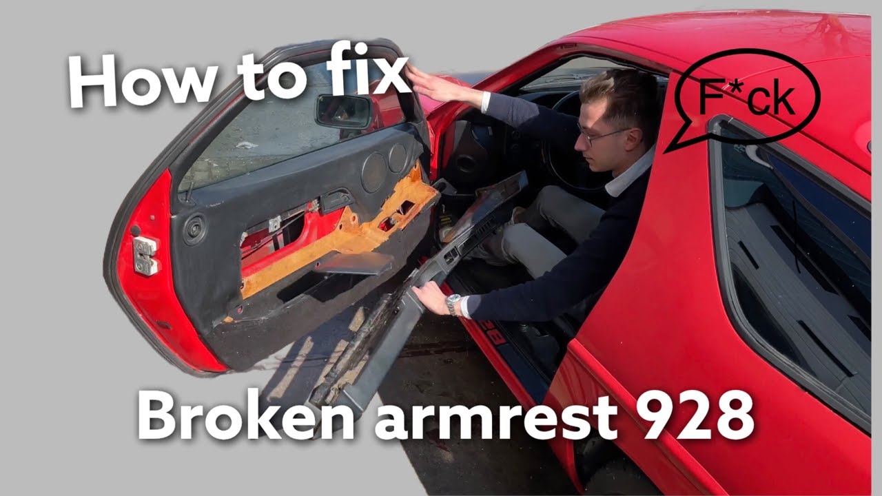Porsche 928 - broken armrest repair