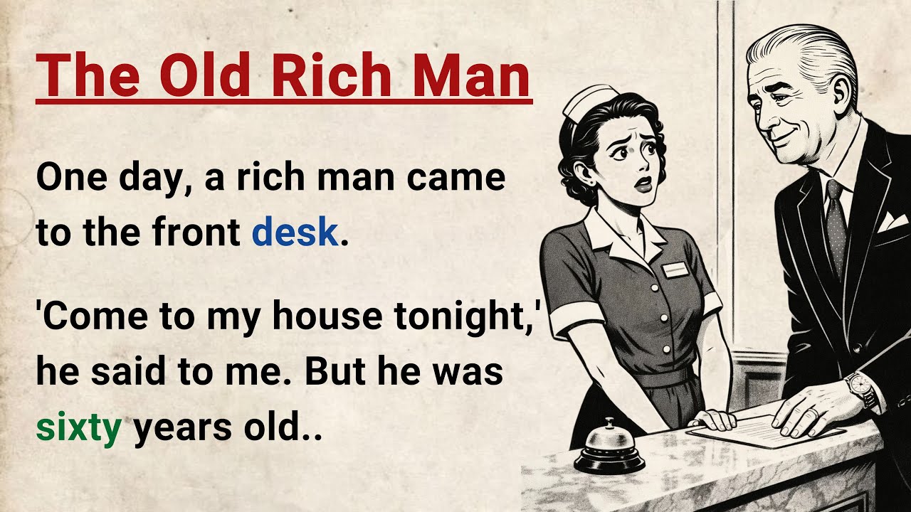 Learn English through Stories Level 3 ⭐ The Old Rich Man - Emotional English Story for Listening