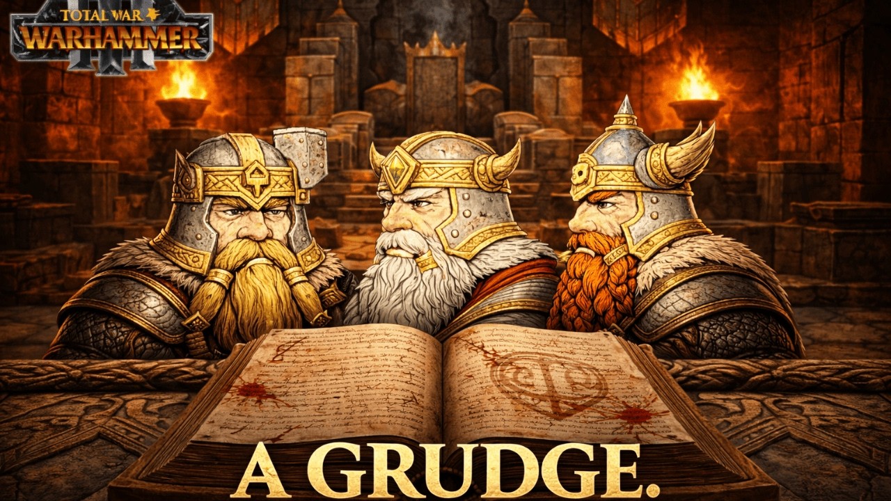 Average Dwarf War Council - Total War: Warhammer 3 (Book of Grudges)