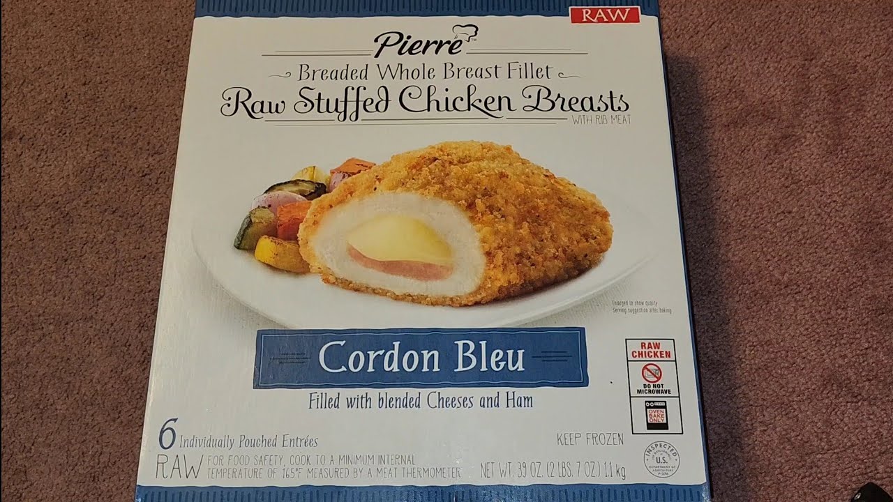 Costco Sale Item Review Breaded Whole Breast Fillet Cordon Bleu Filled with Blended Cheese and Ham