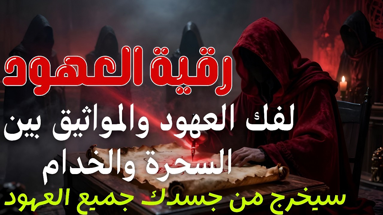 🔥تفجير كل العهود والمواثيق بين السحرة والخدام و خروج الجن ذليل و ابطال جميع الأسحار بإذن الله