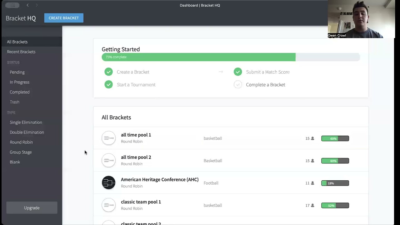 INTRODUCTION: ROUND ROBIN TOURNAMENT BRACKETS EXPLANATIONS: Basketball and College Football