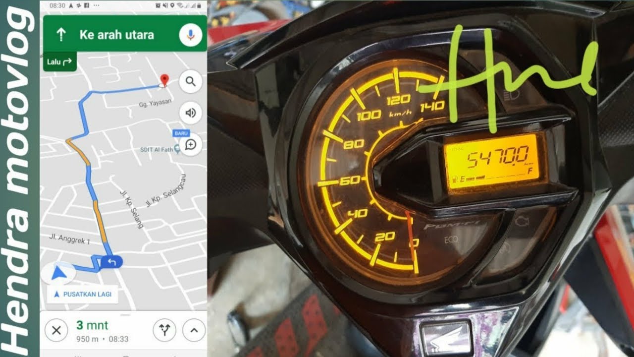 Langsung ketahuan konsumsi bbm motor beat jarak dekat ternyata diluar dugaan #Hendramotovlog