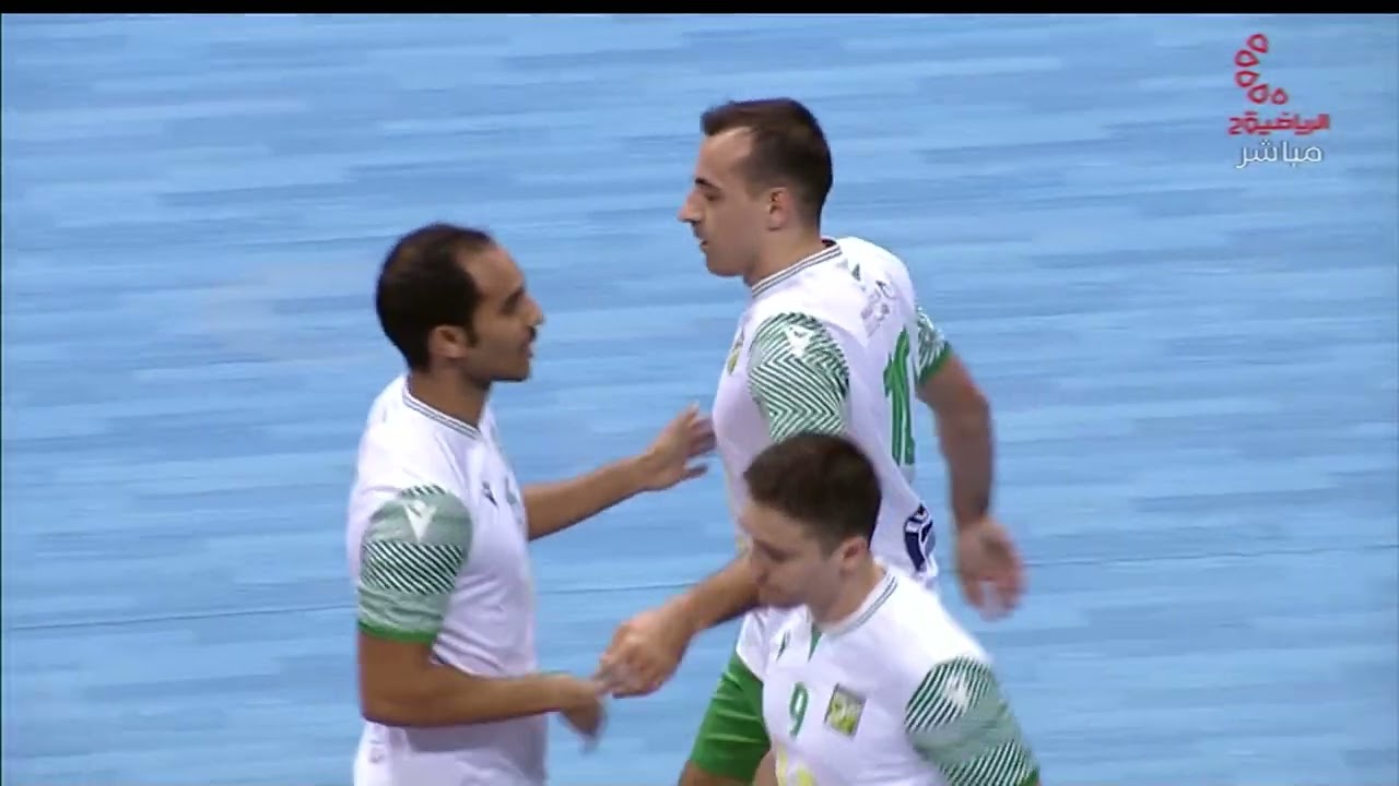 مباراة بين- العربي xكاظمه - ضمن الدوري التمهيدي العام لكرة قدم الصالات المغلقة- الخميس 23\1\19