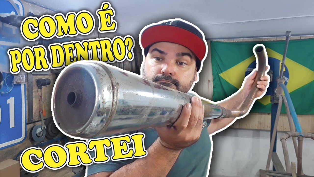 Como é Um Escapamento de Moto por Dentro?