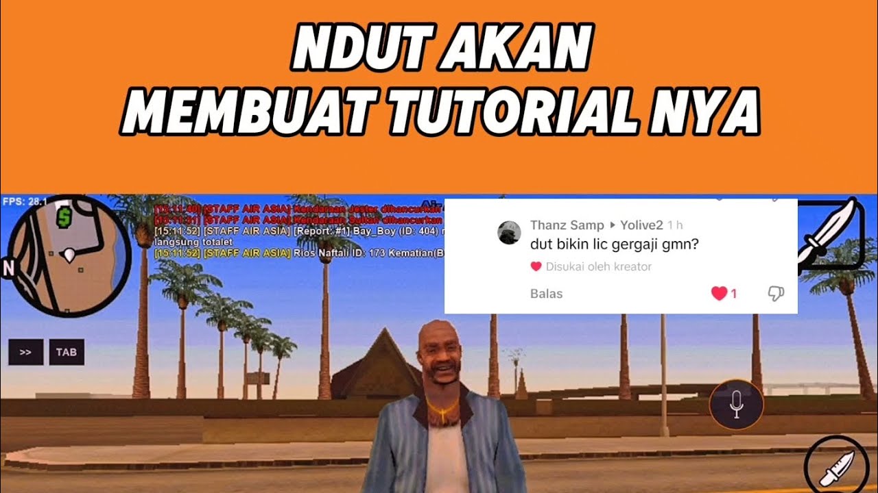 Tutorial membuat lic gergaji | Server air asia roleplay | #gtasamp #gta5 #gtasa #gtaonline