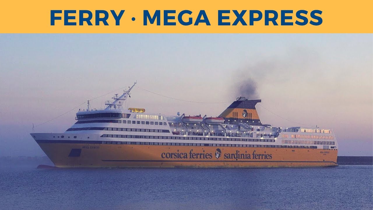 Arrival of ferry MEGA EXPRESS, Porto Torres (Corsica Sardinia Ferries)