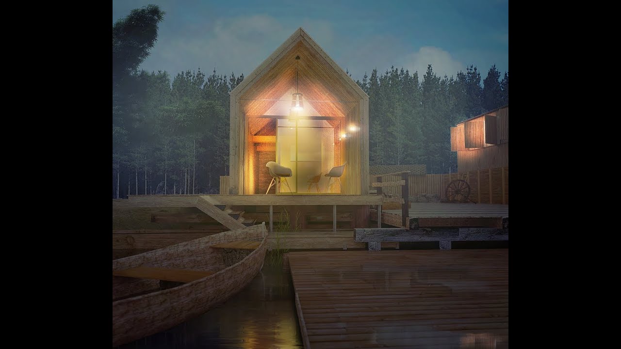Photoshop Tutorial : Architectural night Perspectives