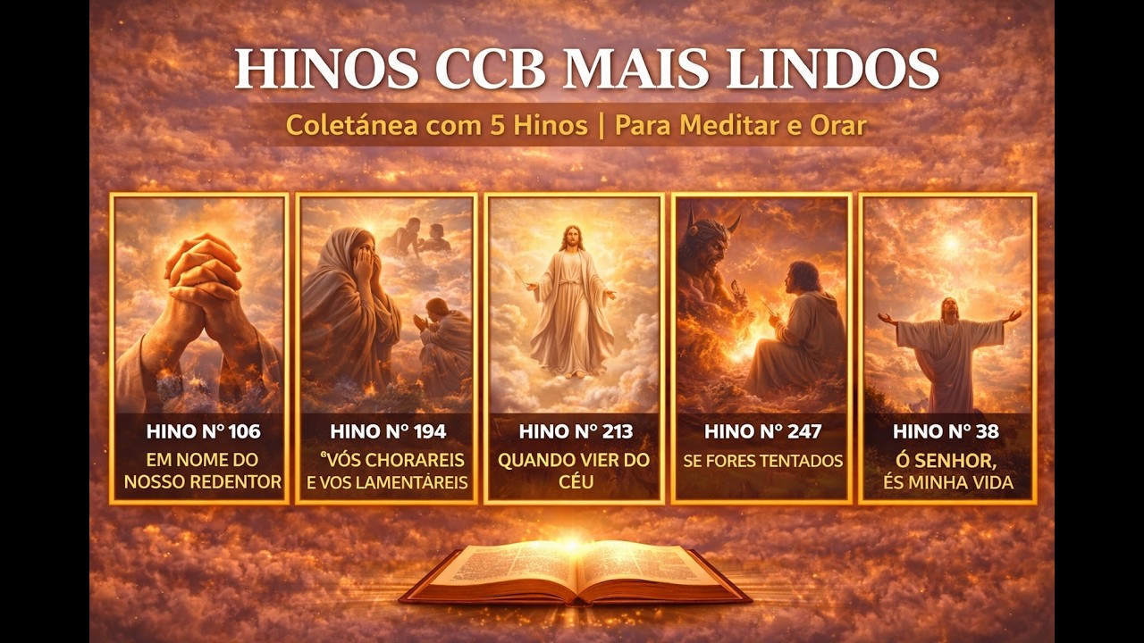 5 Hinos CCB para Momentos Difíceis | Deus é o Socorro