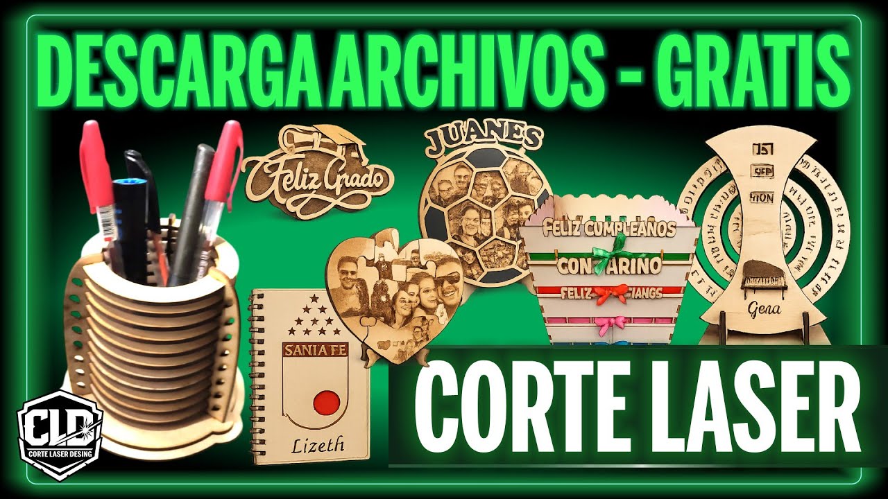 ⬇️ 3 Páginas para DESCARGAR Archivos GRATIS para CORTE LÁSER | Diseños Listos para Cortar 🔥 2026