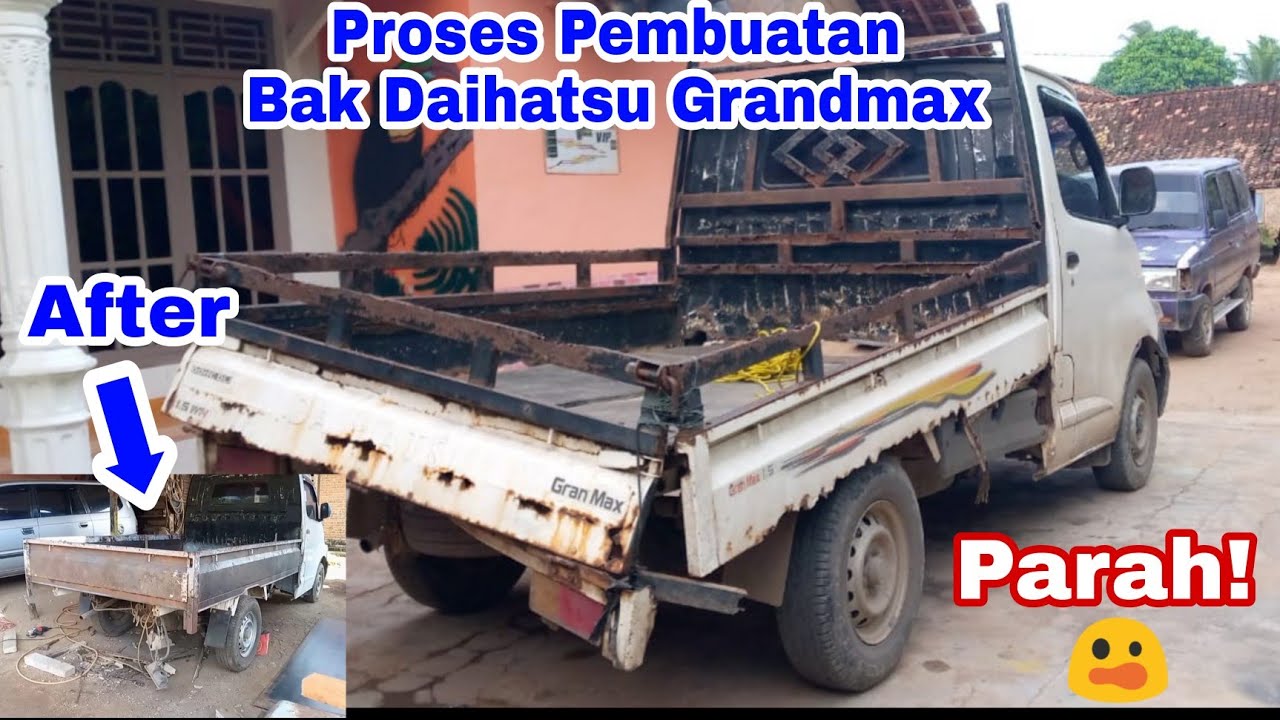 PROSES PEMBUATAN BAK MOBIL DAIHATSU GRANDMAX PICK UP !#modifikasi #mobile