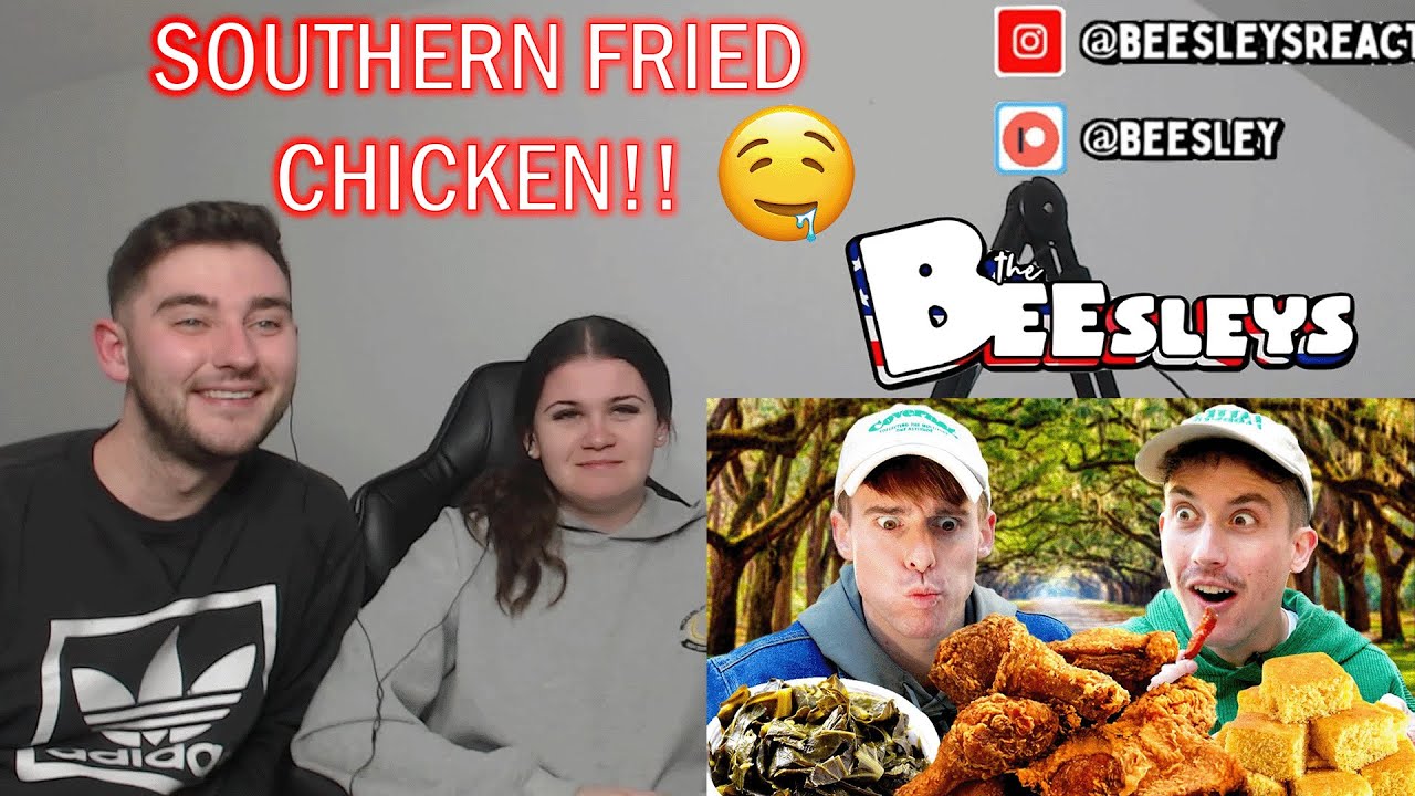 Brits try REAL Southern Fried Chicken for the first time! (British Couple React)