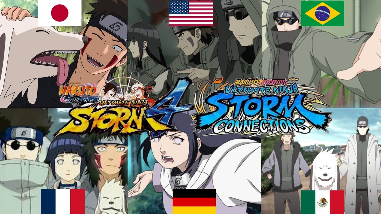 Comparación de doblaje Naruto Storm Connections(Jap,Ing,Bra,Fra,Ale,Lat)+Storm4 (En Equipo)