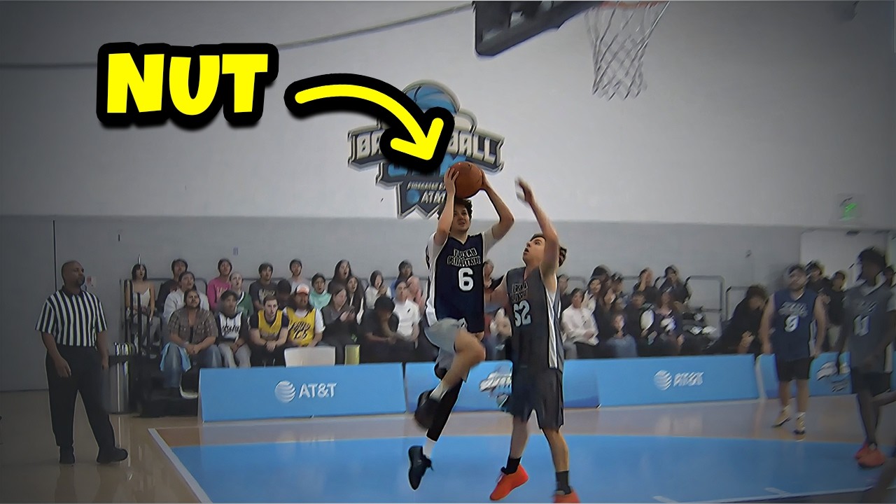 NUT dunking on AustinShow in Ludwig's $10000 Basketball Jam