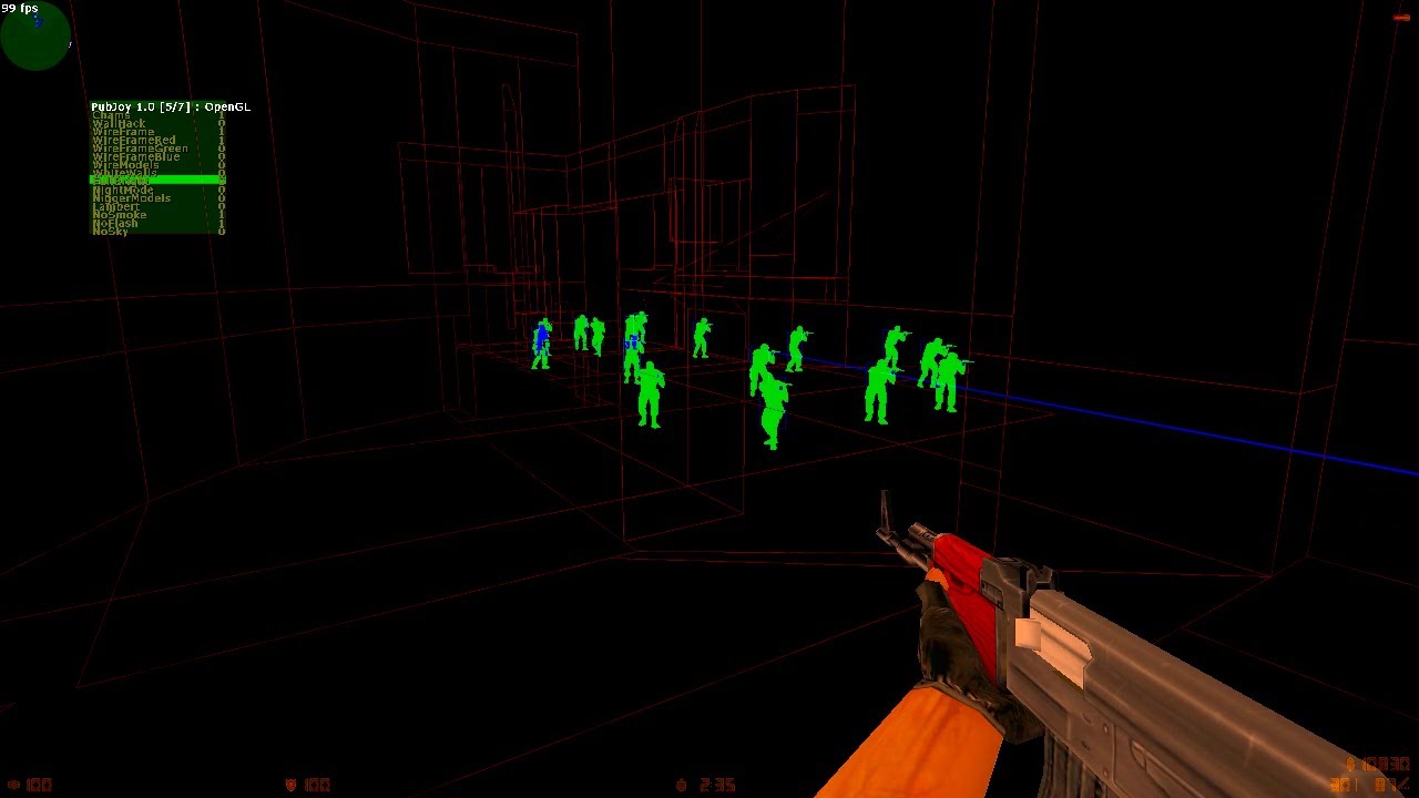 HACK CS 1.6 PUBJOY V1.0 | AIMBOT / WALLHACK / SPEEDHACK / VISUALS