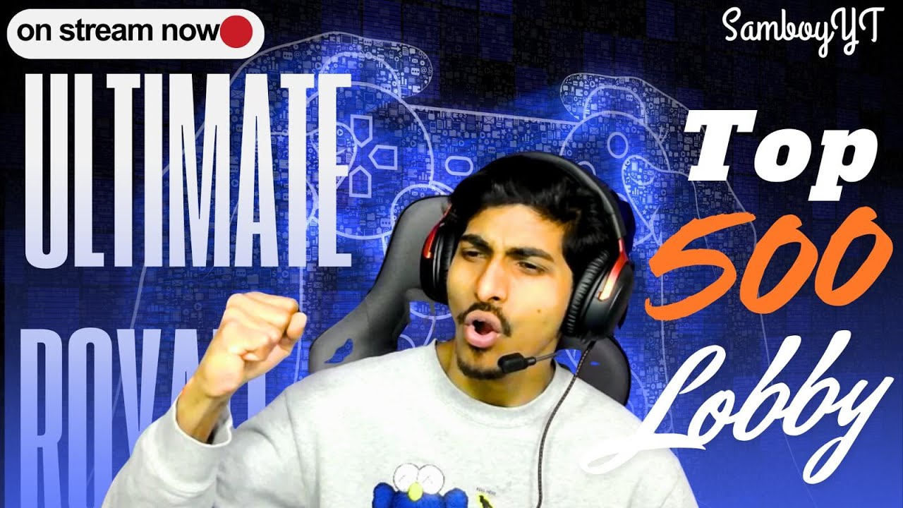 RANK 260. ULTIMATE ROYALE TOUGHEST LOBBY NA. Live Stream (Facecam) with Samboy. Day 24