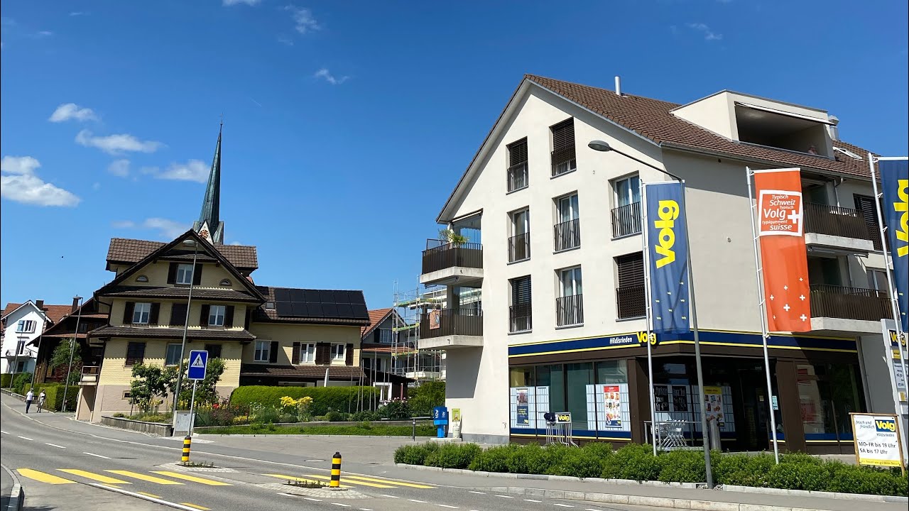 Hildisrieden, Switzerland 4K🇨🇭| Golf Sempachersee