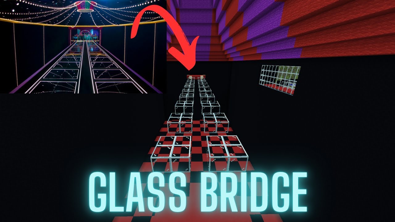 GLASS BRIDGE In MINECRAFT?! Squid Game Remake #5