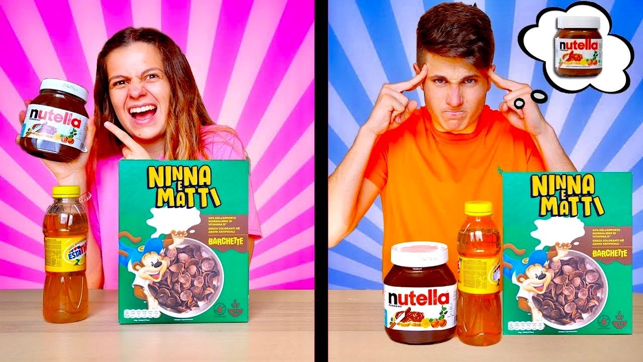TELEPATIA DI COPPIA CON IL CIBO CHALLENGE!!🍕