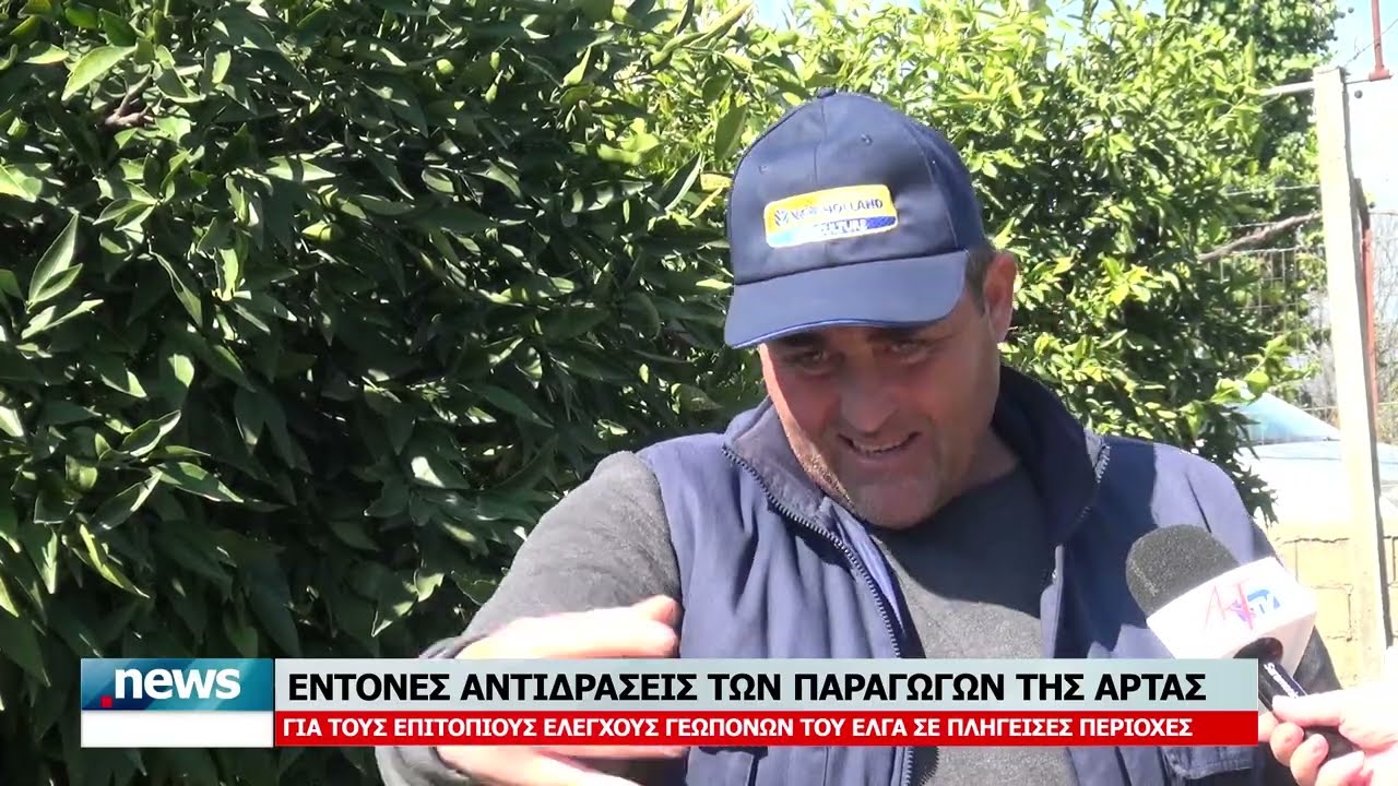 ΕΝΤΟΝΕΣ ΑΝΤΙΔΡΑΣΕΙΣ ΤΩΝ ΠΑΡΑΓΩΓΩΝ ΤΗΣ ΑΡΤΑΣ