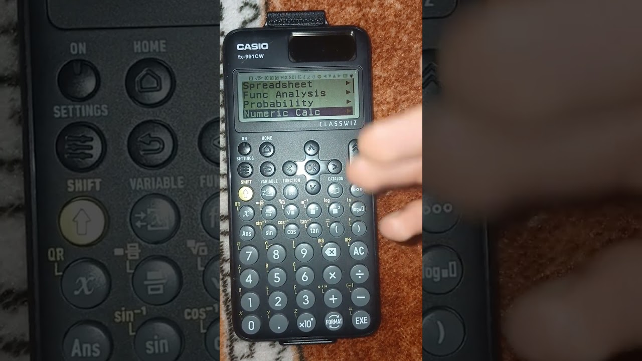CASIO fx-991CW Calculator Letters Alphabets words from A to Z on display Scientific Calculator