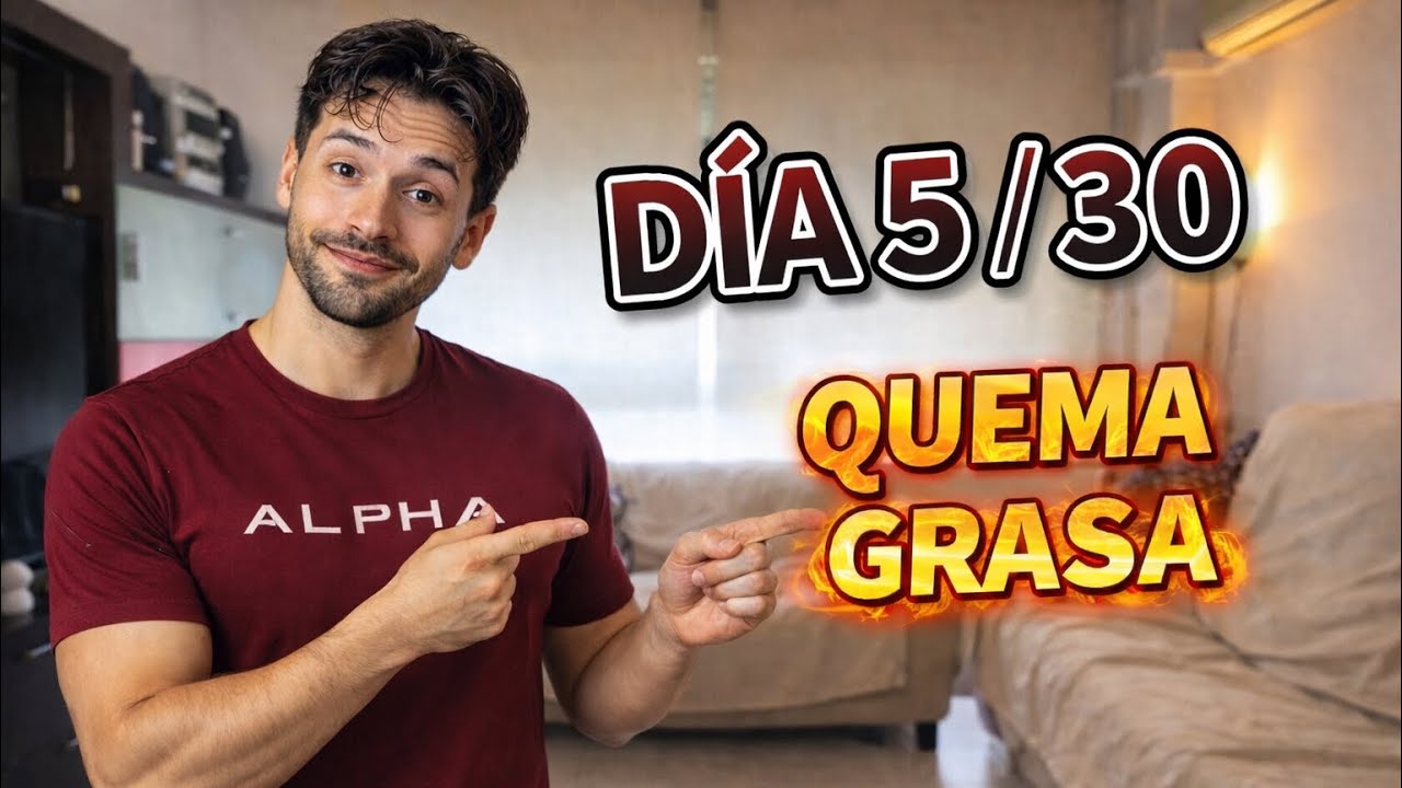 Rutina para quemar grasa en casa (+30 años) | 15 minutos diarios