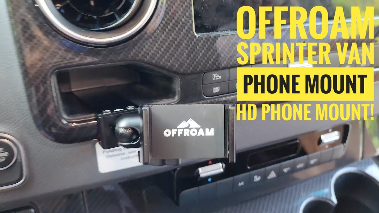 Offroam Phone Mount for the Winnebago Revel / Sprinter Van- SOLID!