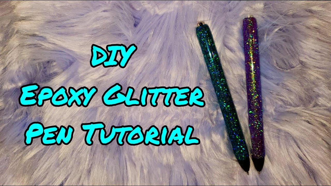 Epoxy Glitter Pen Tutorial DIY EASY | Inkjoy Papermate