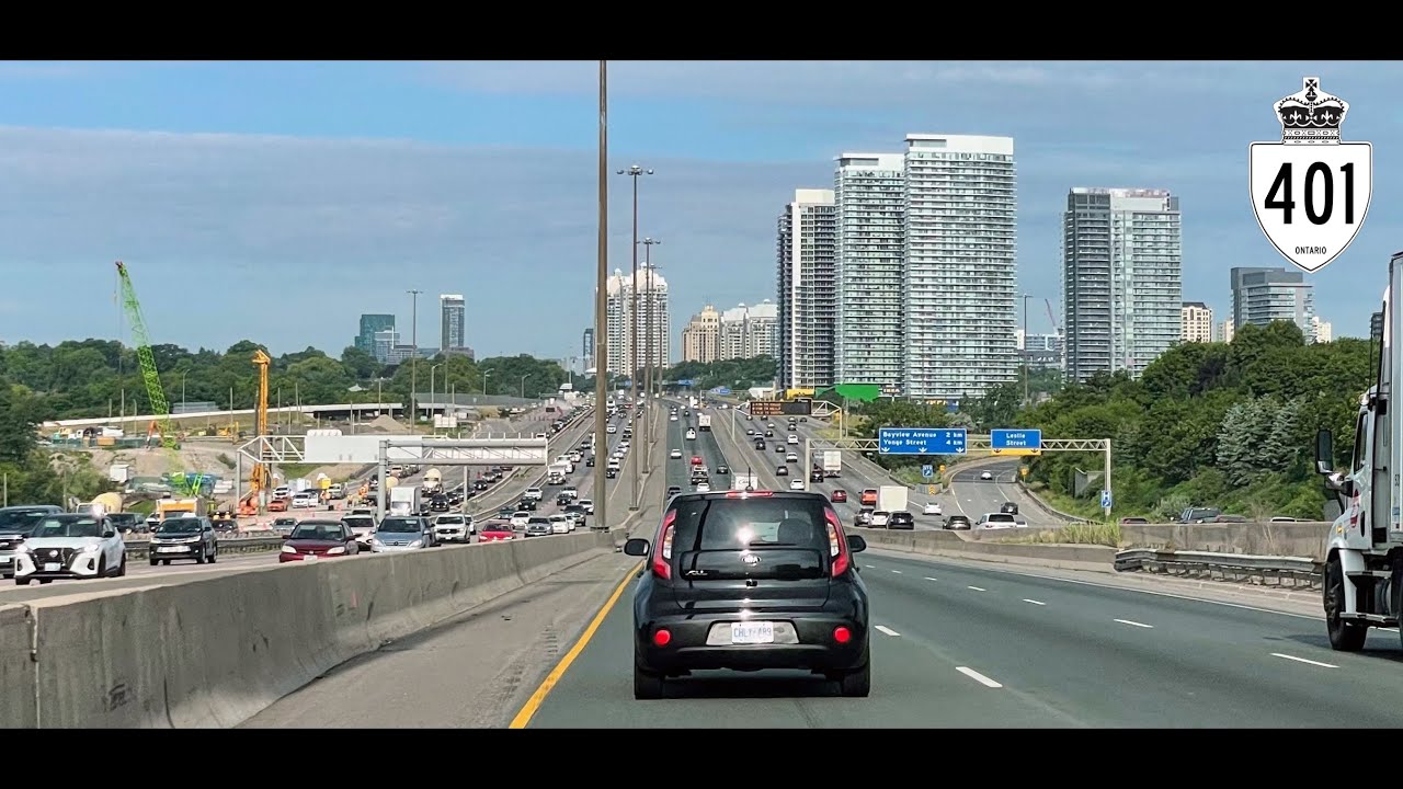 Highway 401 - Toronto, Ontario - Busiest Highway in North America - 2024/38