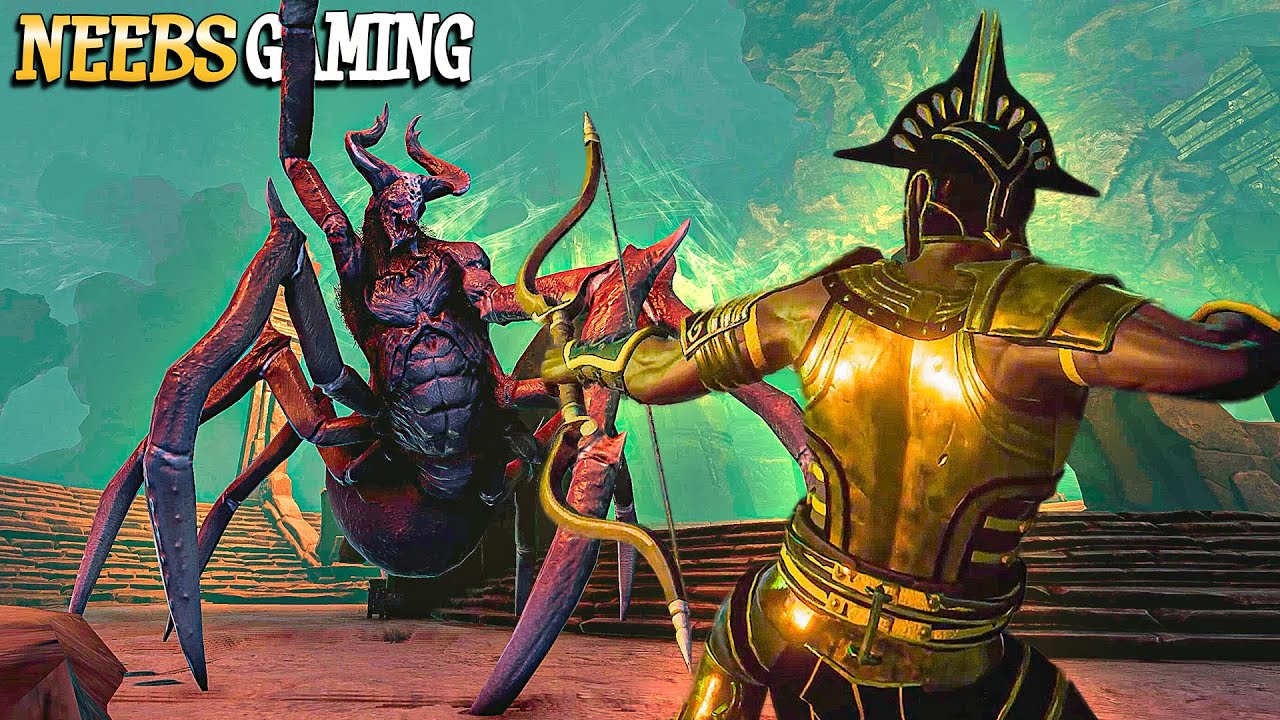 2 Dorks vs. A DEMON SPIDER! - Conan Exiles