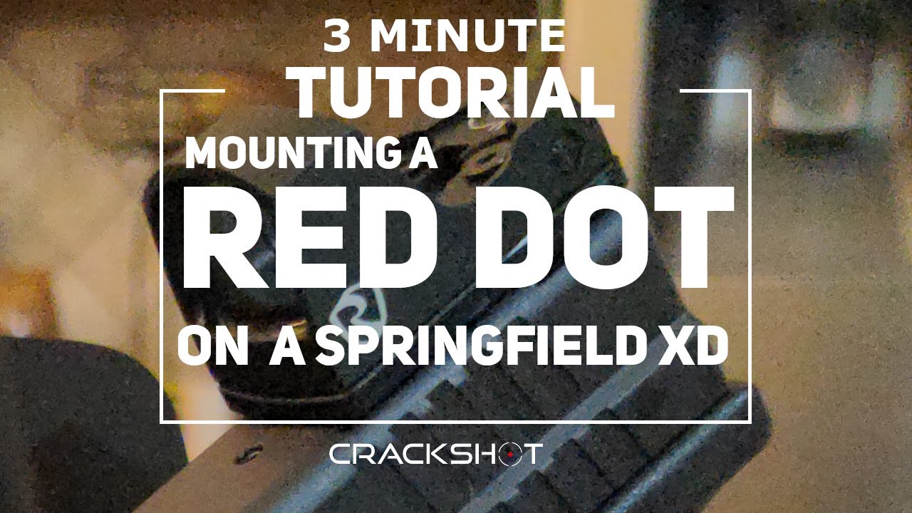 Установка коллиматорного прицела на пистолет (например, Springfield XD) без фрезеровки затвора