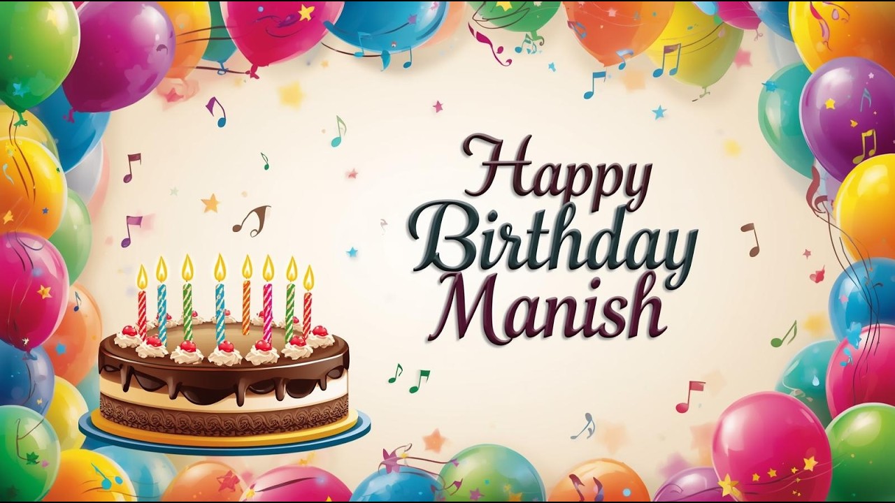 Happy Birthday Manish – Happy Birthday to You | Birthday Song with Name