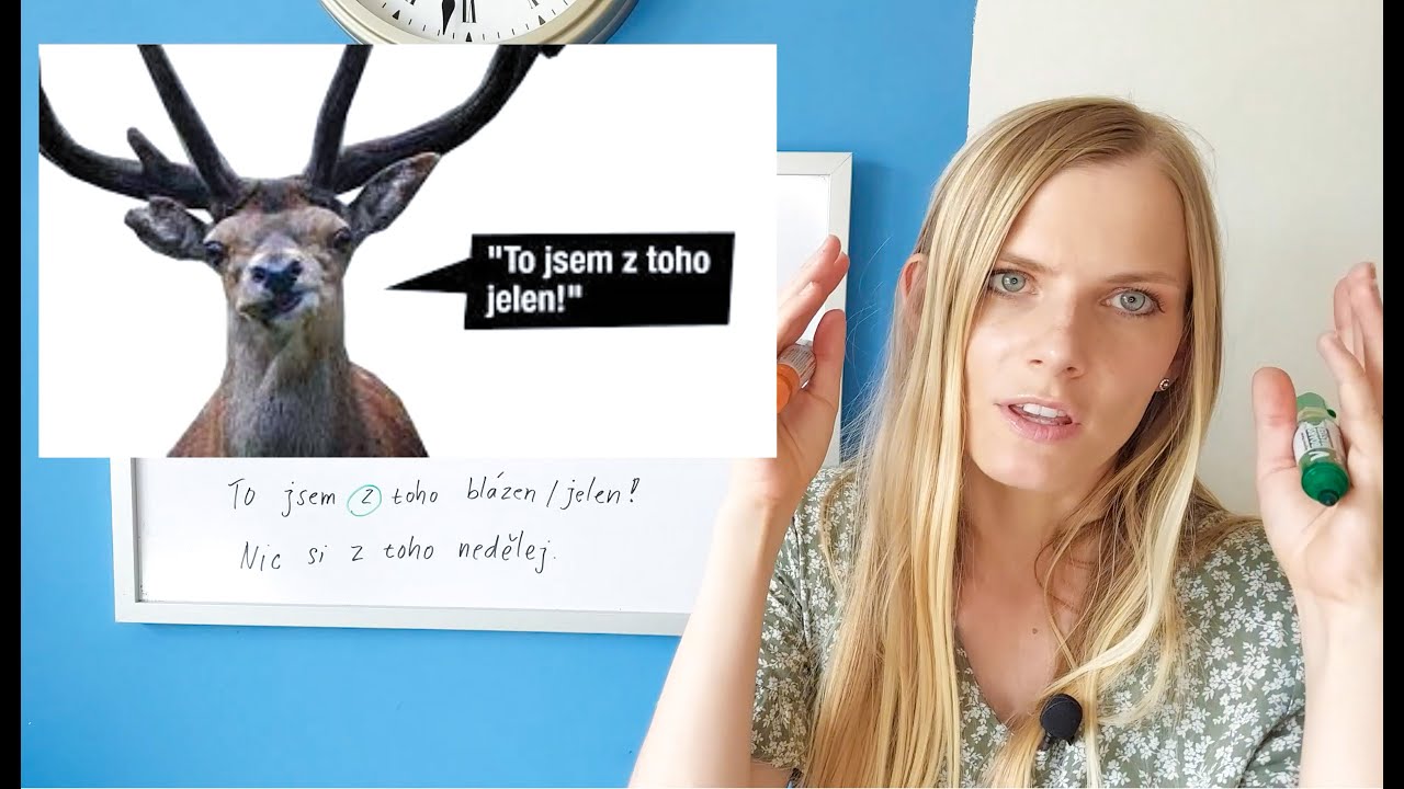 To jsem z toho jelen! 🦌(About Preposition z/ze)